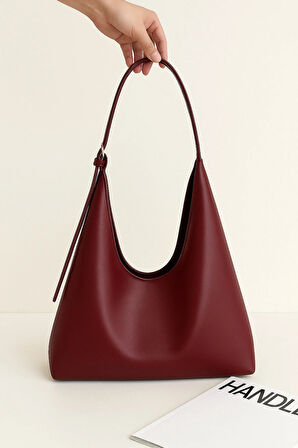 Lüks Hobo Deri Omuz Çantası