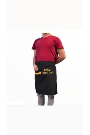 Yarım Belden Bağlamalı Önlük Micropolyester Kuaför Cafe Garson Restoran Önlüğü