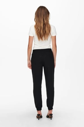 ONLY 15203946 ONLKELDA-EMERY PULL-UP PNT BLACK KADIN PANTOLON