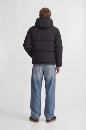 Jack&Jones 12303930 JJGALAXY PUFFER JACKET BLACK ERKEK MONT
