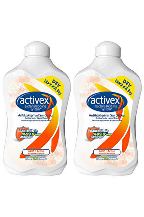 Activex Antibakteriyel Sıvı Sabun Aktif 2x1,5lt