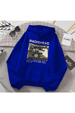 AYMONTANA Radiohead Dna Breeding Siyah Kapşonlu Kalın Kumaş ( Unisex )
