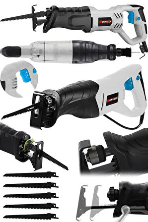 Alman 9000 Xdrive 6 Kademe Devir Ayarli Bakir Sargili Kemik Kesme Tilki Kuyruğu Testere Makinesi