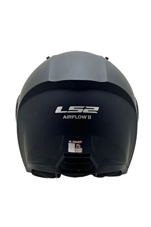 AIRFLOW 2 MAT SİYAH KASK GRİ CAM