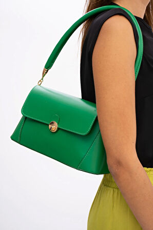 MERİ MODEL ÇİMEN KADIN OMUZ VE KOL ÇANTASI