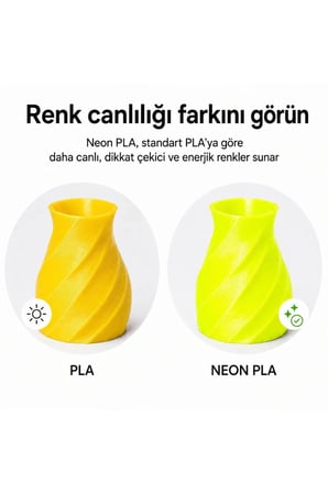 Neon Sarı PLA+ Premium Filament