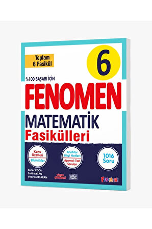 Okul 6 Sınıf Matematik Fasikülleri 6 Fasikül