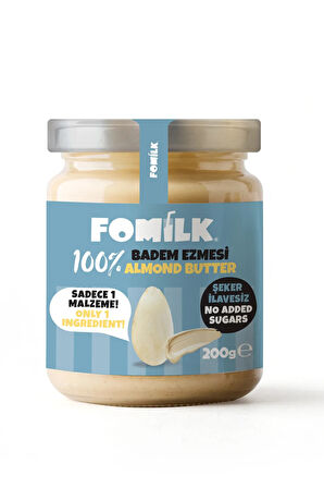 Fomilk %100 Badem Ezmesi Almond Butter 200 G 