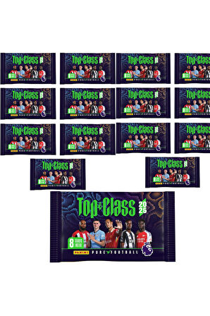 Premier League Top Class Trading Cards 2025 15 Paket (120 Kart)