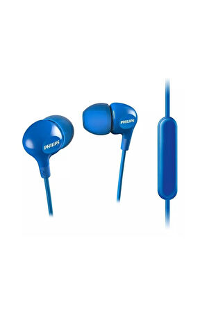 Philips SHE3555BL Mavi Kulakiçi Mikrofonlu Kulaklık