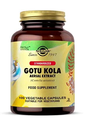 Solgar Gotu Kola Aerial Extract 100 Kapsül