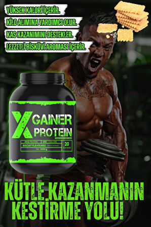 Xprotein Gainer 3000 Gr Bisküvi Aromalı (Kilo Almaya Yardımcı)