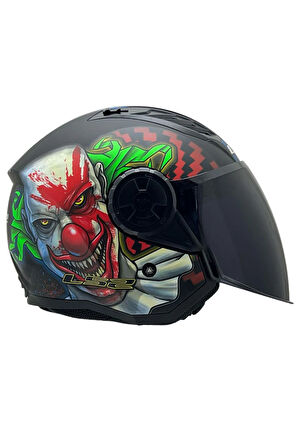 AIRFLOW 2 HAPPY DREAMS KASK SİYAH CAM