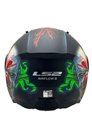 AIRFLOW 2 HAPPY DREAMS KASK SİYAH CAM