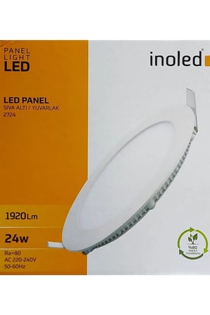 İnoled 24 W Spot Led Lamba Sıvaaltı 6500k Beyaz