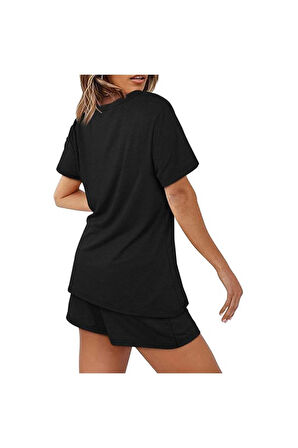 Şort Tişört Takım Baskılı