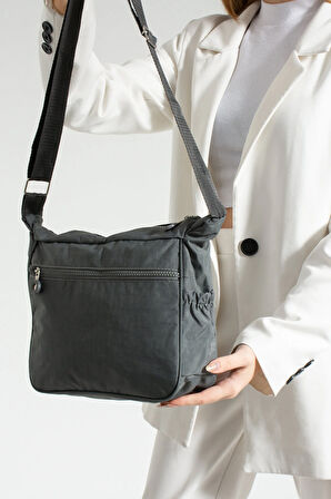 Çok Gözlü Su Geçirmez Kumaş Omuz Çantası