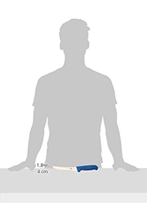 Victorinox 5.6502.15 15cm Mavi Kavisli Geniş Ağız Sıyırma Bıçağı (7611160509642)