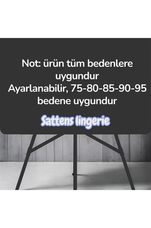 Sütyen Askısı 1 Çift Askı Paketi Siyah
