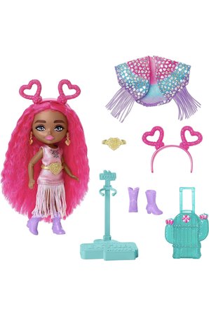 Extra Minis Travel Doll Safari Fashion Barbie Extra Fly Bebek