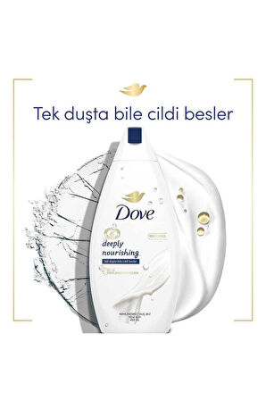 Dove Deeply Nourishing Duş Jeli 450 ml x 3 Adet