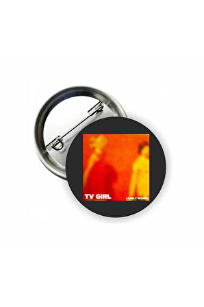 Tv Girl Lonely Women Buton Rozet