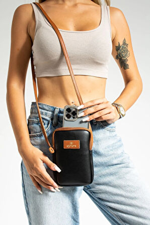 Unisex 2 Li Paket Telefon Luk Ayarlanabilir Çapraz Çanta