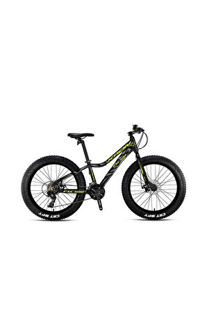 Fxc 500 - 26 Mtb - 17 - 21 Vites - Mekanik Disk Fren - Mat Siyah-Neon Sarı/Gri