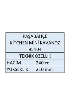 Kavanoz Kitchen Mini Baharatlık 240 Cc - 6 Adet