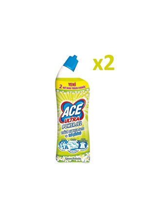 Ultra Power Jel Kıvamlı Çamaşır Suyu Limon Tazeliği 750 ml X 2 Adet