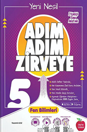 5. Sınıf Adım Adım Zirveye Fen Bilimleri Soru Bankası / Newton Yayınları / 9786057336651