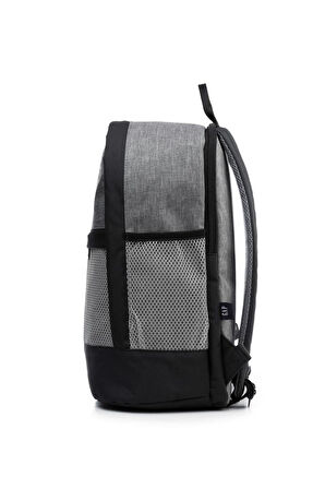 Seçtim Aldım Orijinal Sırt Çantası Çift Bölmeli Gri Siyah .03499