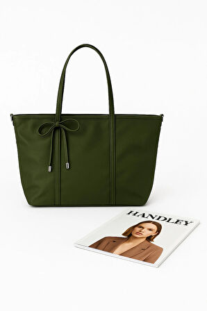 Luxe Bow Tote Omuz Çantası