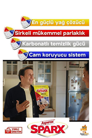 Asperox Sparx Bulaşık Makinesi Kapsülü 4 x 20'li