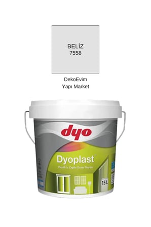 Dyoplast Plastik İç Cephe Duvar B. Beliz 15 Lt.