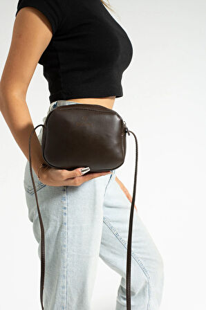 Kadın Mini Urban Çapraz Askılı Fermuarlı Ayarlanabilir Askılı El Ve Kol Omuz çantası