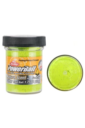 Powerbait Natural Scent Garlic Simli Alabalılk Hamuru Chartreuse