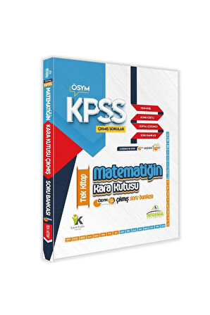 Kpss Matematiğin Kara Kutusu Tek Kitap En Kapsamlı Çıkmış Soru Bankası Çözümlü Konu Özetli