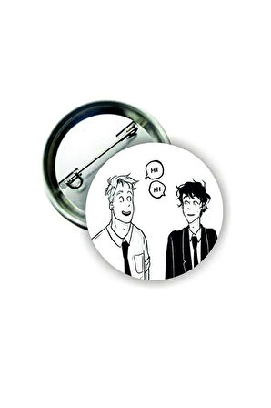 Heartstopper / Kalp Çarpıntısı Buton Rozet