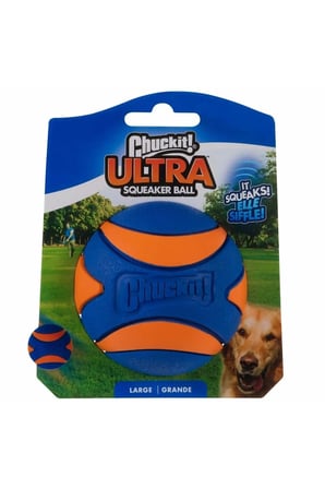 Chuckit! Ultra Squeaker Sesli Köpek Oyun Topu (Büyük Boy)