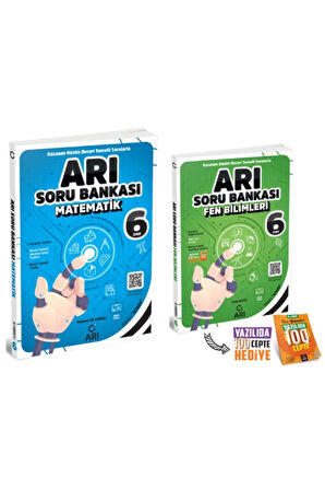 ARI YAYINLARI 6. Sınıf Matematik + Fen Bilimleri Arı Soru Bankası