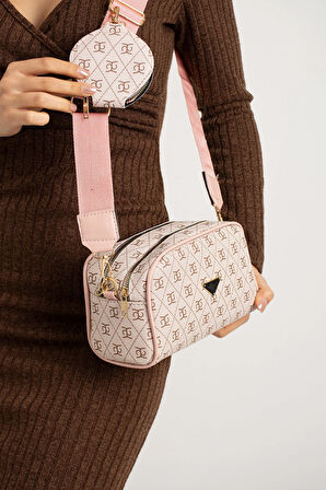 Kadın Çapraz Ayarlanabilir 2 Bölmeli  Askılı Çanta