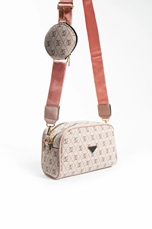 Kadın Çapraz Ayarlanabilir 2 Bölmeli  Askılı Çanta