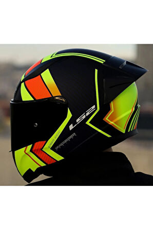 RAPID 2 RACE EXTRA MAT NEON SARI FULLFACE MOTOSİKLET KASKI