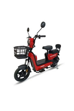 Şahin 1 Kırmızı Elektrikli Bisiklet (Ehliyet Gerektirmeyen) Modelimizdir 2025 Model