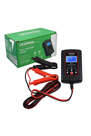 Ucomen Uc-c120201a Siyah 6/12v Max 2a Led Göstergeli Akü Şarj Cihazi