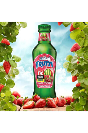 Frutti Karpuz Çilek Aromalı Maden Suyu 200 Ml X 24 Adet