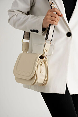 Kadin 5 Bölmeli Astarlı Kapaklı çıt çıt Kapama El Kol Ve Omuz Çantası