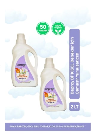 Baproy Bebek Yumuşatıcı 1000ml x 2 adet