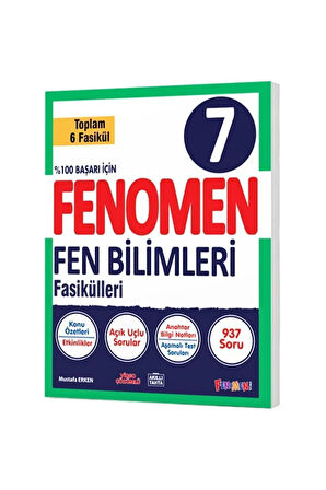 FENOMEN 7 FEN BILIMLERI FASIKÜLLERI (TOPLAM 6 FASIKÜL) 2024-2025